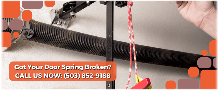 Broken Garage Door Spring Milwaukie OR